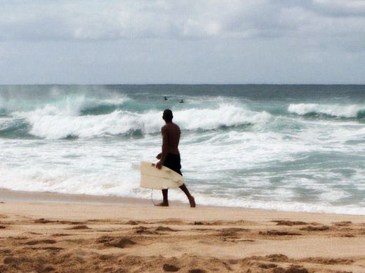 Broken Surf Board in Zavial